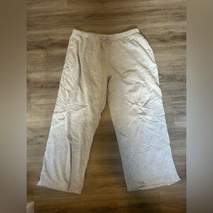 Old Navy Light Gray Fleece Sweatpants
